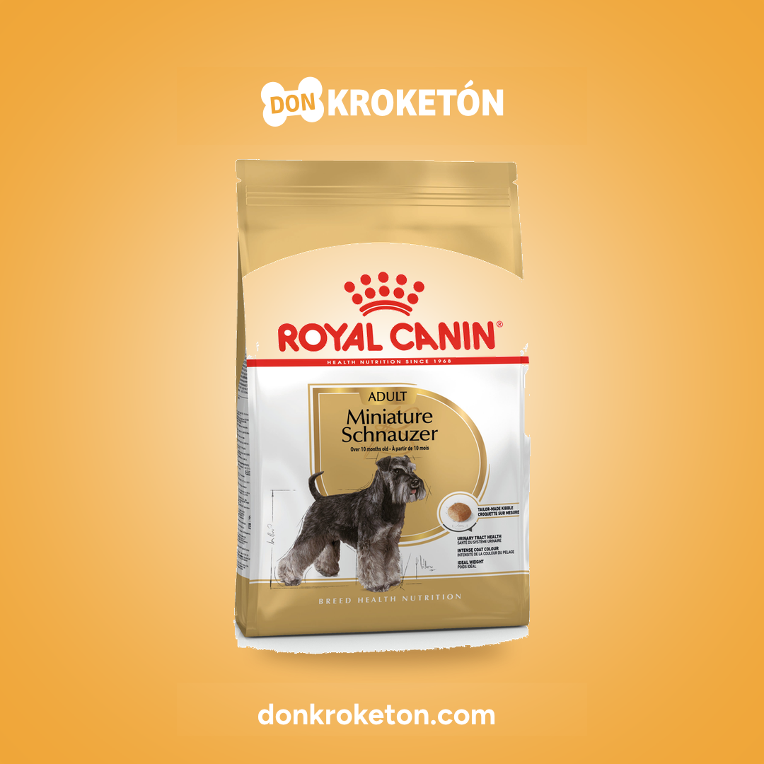 Royal Canin Schnauzer Miniatura Adulto - imagen comercial Don Kroketon