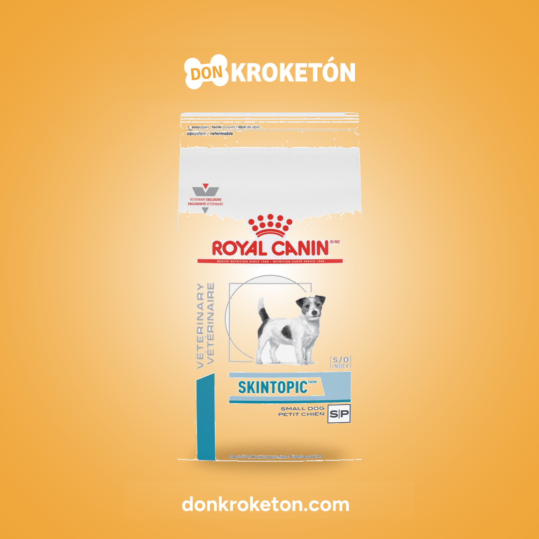 Royal Canin Skintopic Raza Chica - imagen comercial Don Kroketon