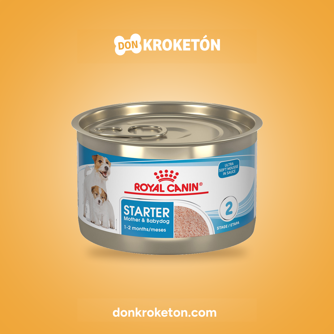 Royal Canin Starter Mother & Babydog Mousse Lata - imagen comercial Don Kroketon