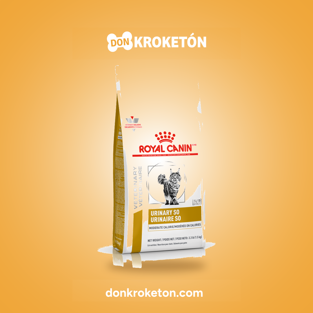 Royal Canin Urinary SO Moderate Calorie Felino - imagen comercial Don Kroketon
