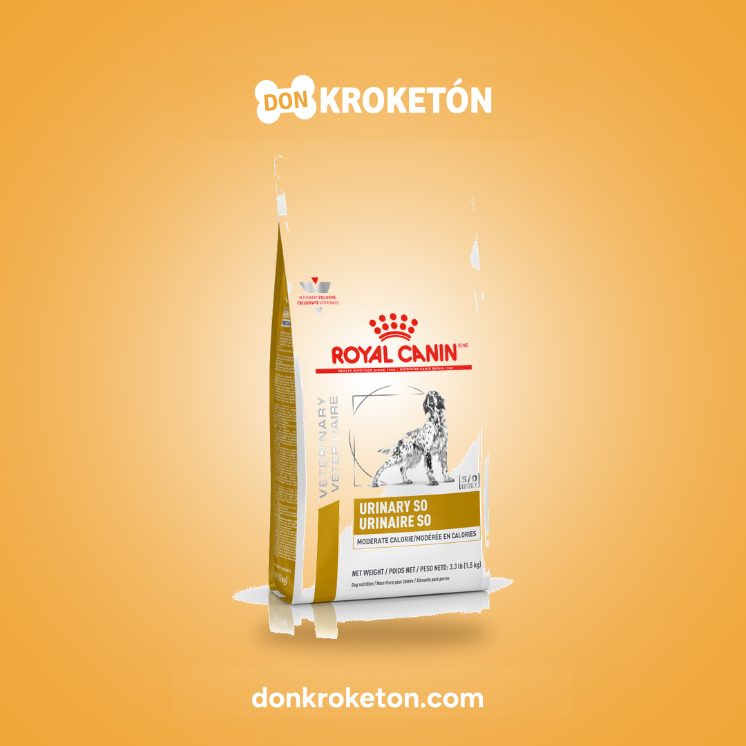 Royal Canin Urinary SO Moderate Calorie Perro - imagen comercial Don Kroketon