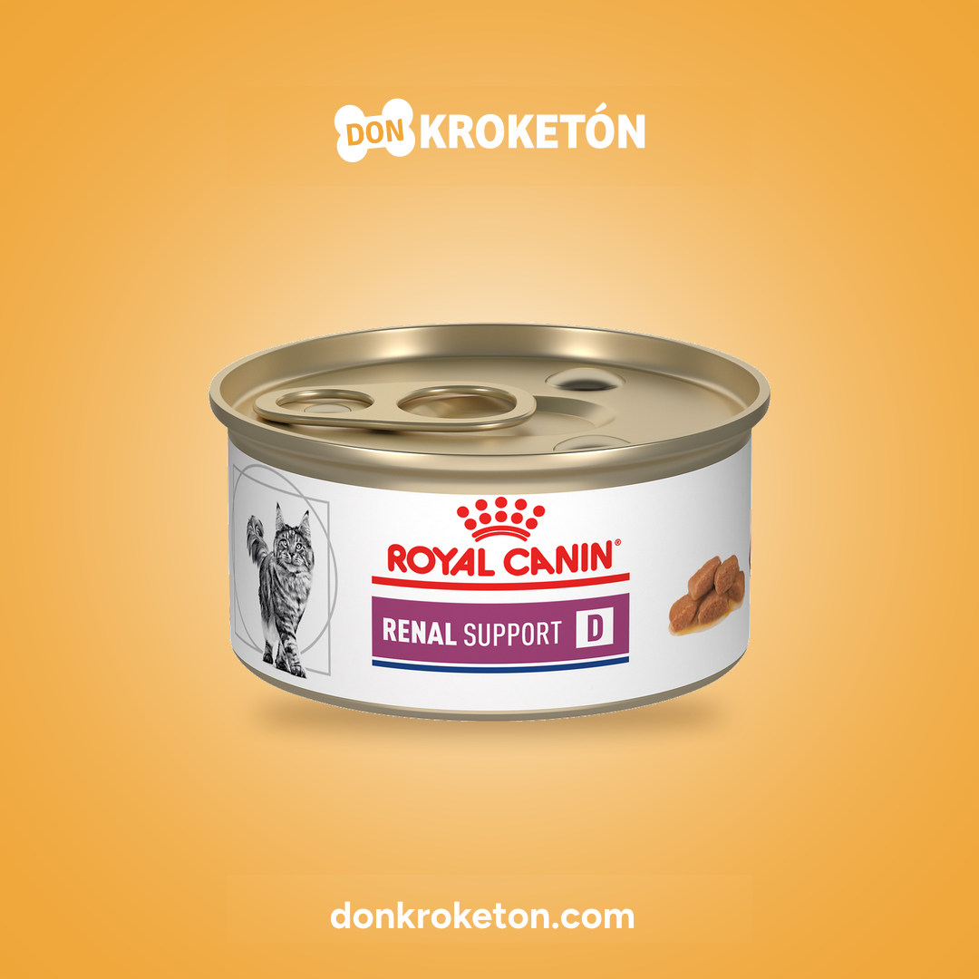 Royal Canin Veterinary Renal Support D Feline Thin Slices - imagen comercial Don Kroketon