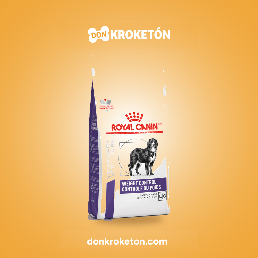 Royal Canin Veterinary Weight Control Raza Grande - imagen comercial Don Kroketon