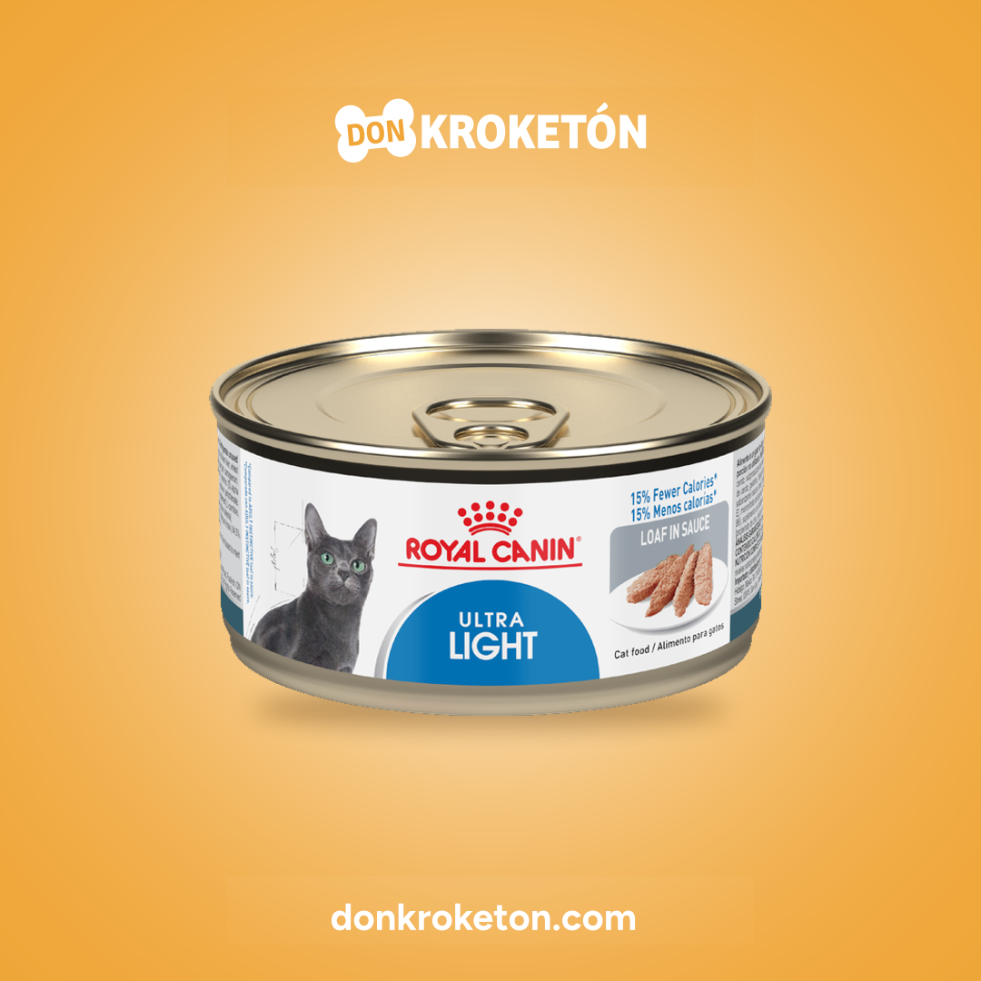 Royal Canin Weight Care Loaf Gato Lata - imagen comercial Don Kroketon