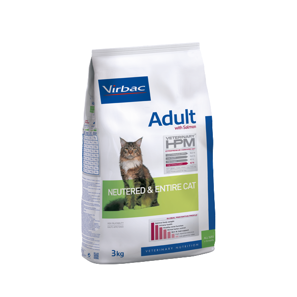 Virbac Adult with Salmon Neutered & Entire Cat